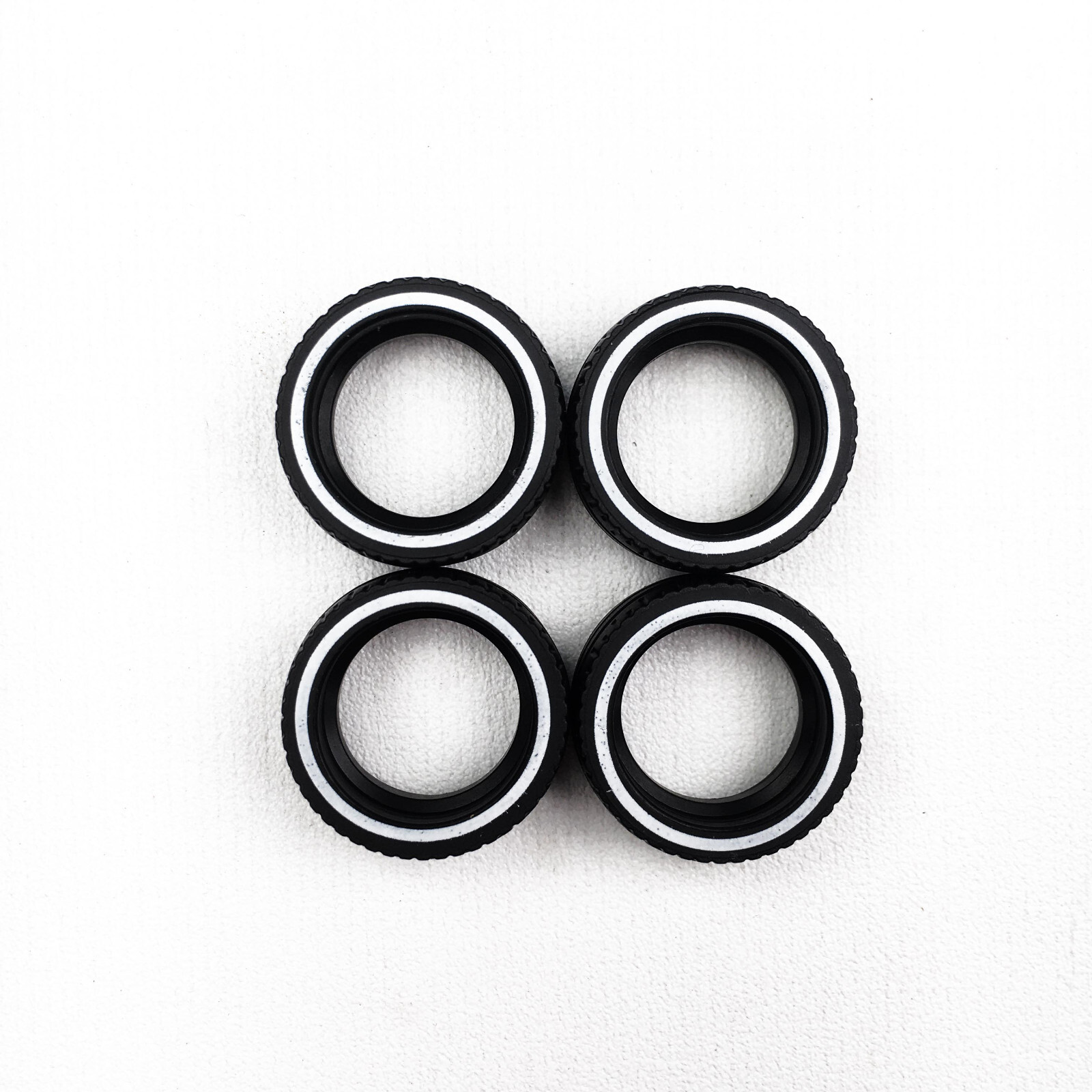 Custom 4 pcs MOC printing tires 18977 for Lego Speed Champions size cars, V10-W