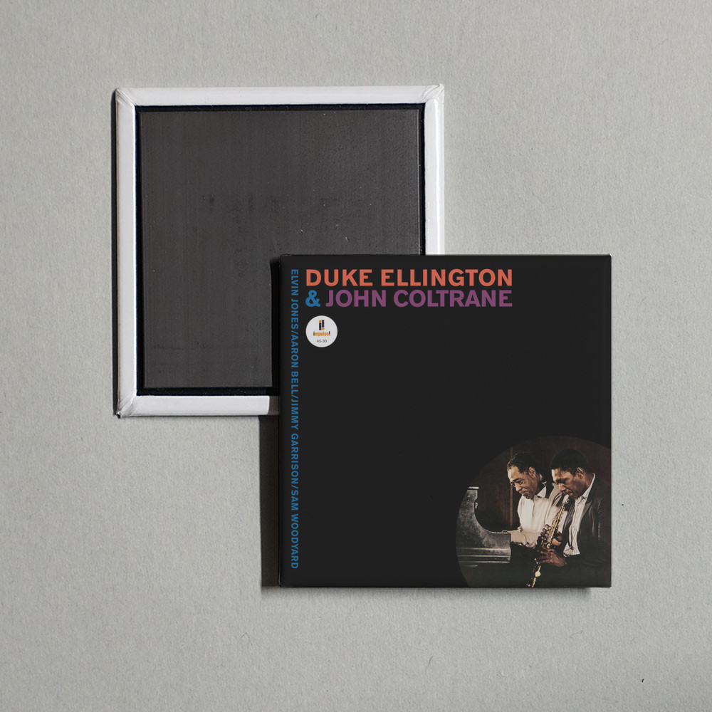 Duke Ellington - Duke Ellington & John Coltrane Album Cover Locker Fridge Magnet