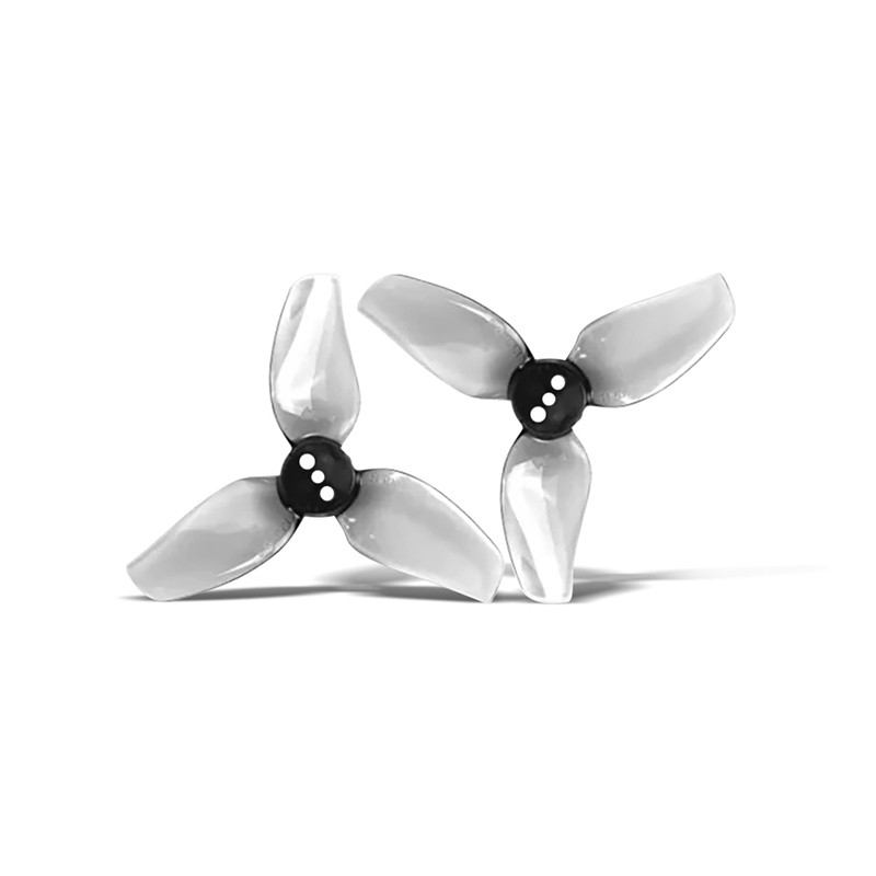HQProp T2.2x2x3 Gray PC Tri-Blade Prop 2CW 2CCW for FPV Drone 2.2 Inch 4pcs