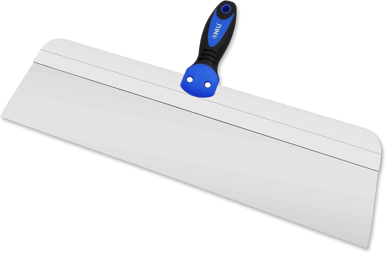 18" Stainless Steel Drywall Taping Knife with Soft Grip Handle for Dry Wall F...
