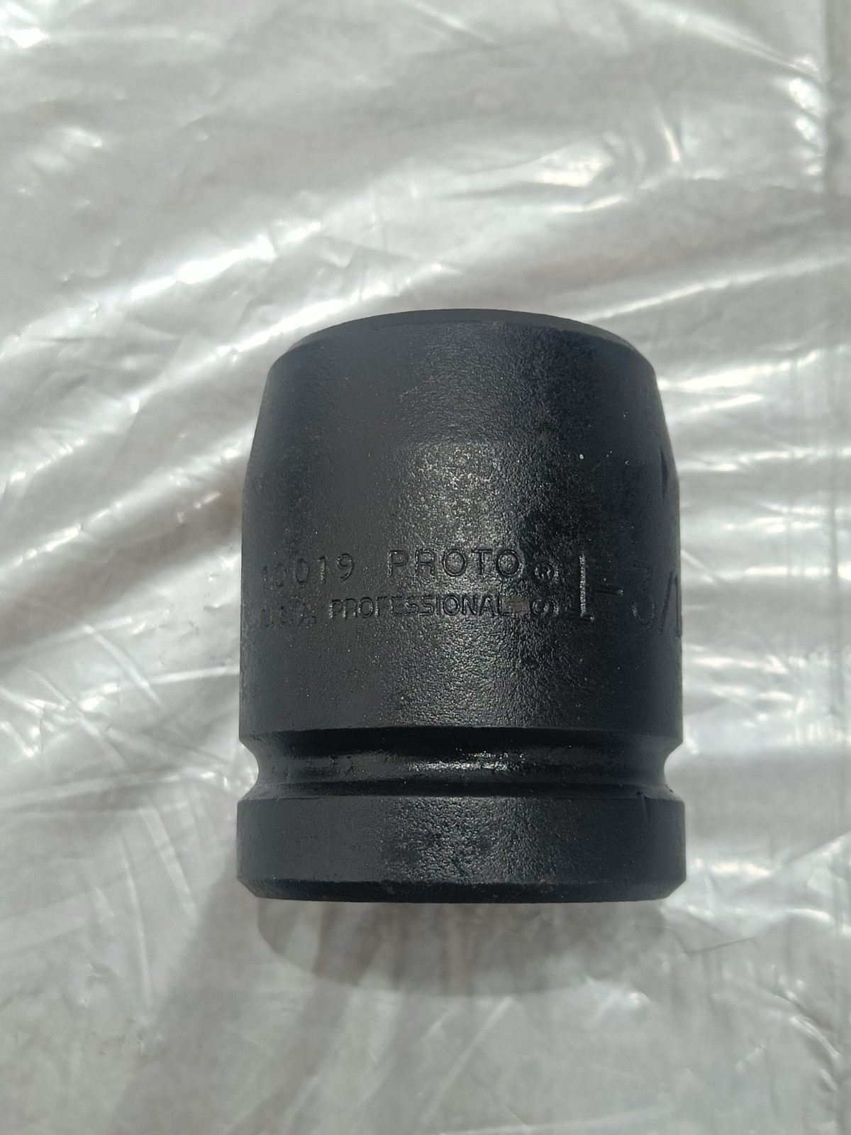 PROTO J10019 1 IN DRIVE IMPACT SOCKET 1-3/16 IN 6 POINT BLACK OXIDE USA FASTSHIP