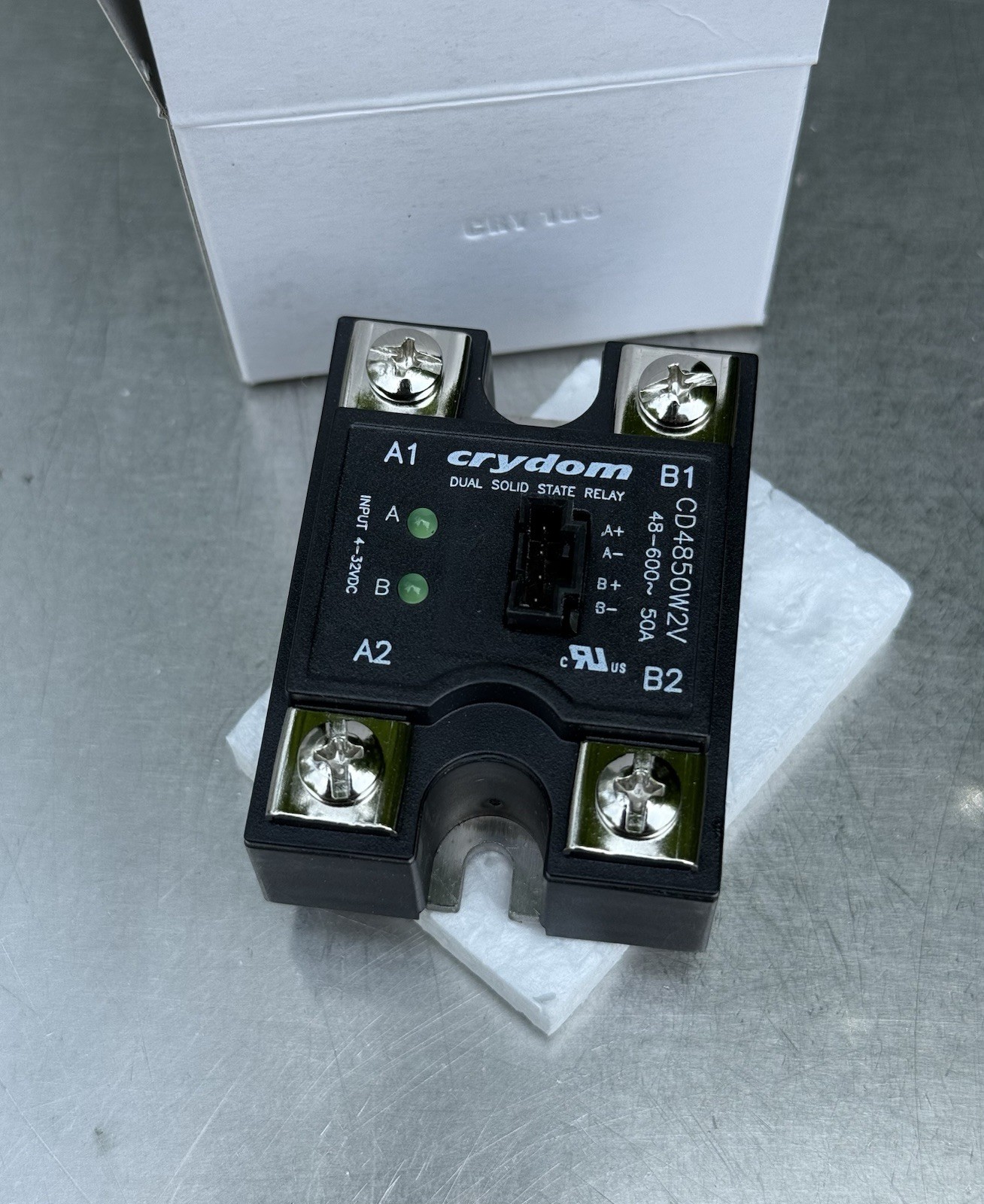 Crydom CD4850W2V Evolution Dual Solid State Relay 48V-600V 50A - New