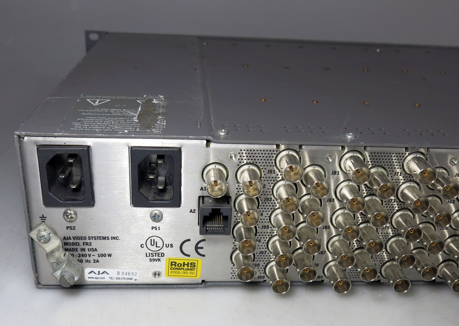 AJA FR2 DA Frame Tray w/ 2 Power Supplies