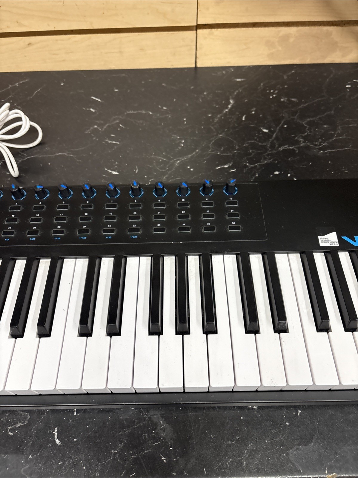 Alesis VI49 Advanced 49-Key USB/MIDI Keyboard Controller - No Power Adapter