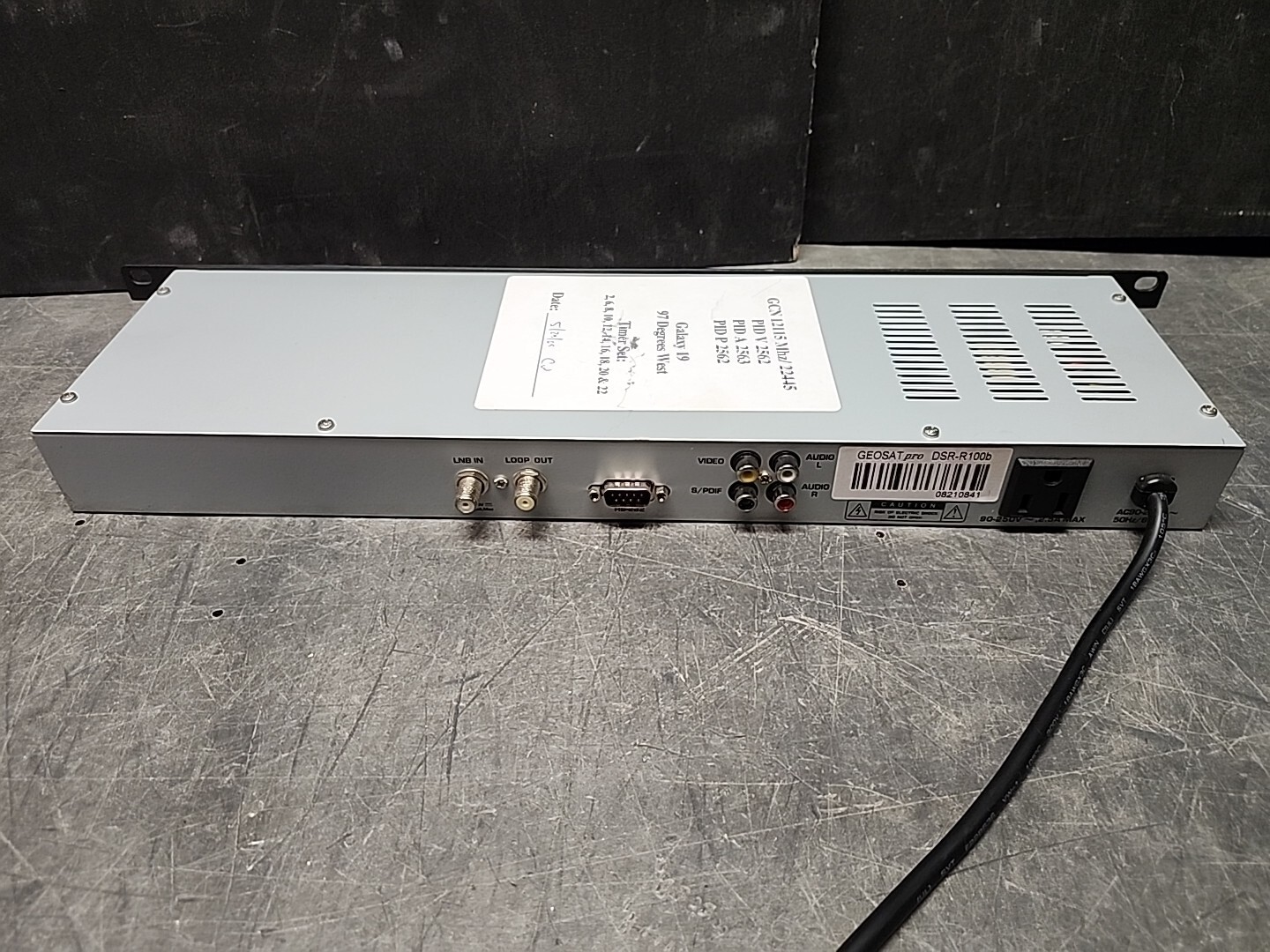 GEOSATpro DSR-R100b, Reciever