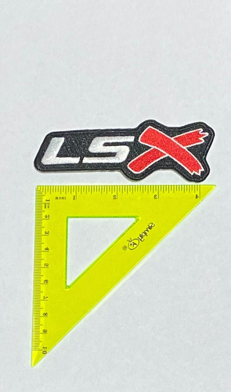 4 INCH LSX Hot Rod Protouring LS engine swap Iron-on Embroidered Patch sewn