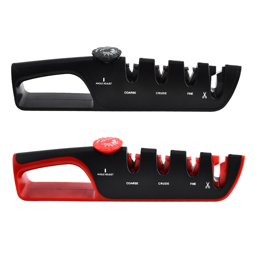 4 Stage Knife Sharpener Professional Ceramic Tungsten Kitchen Sharpening System