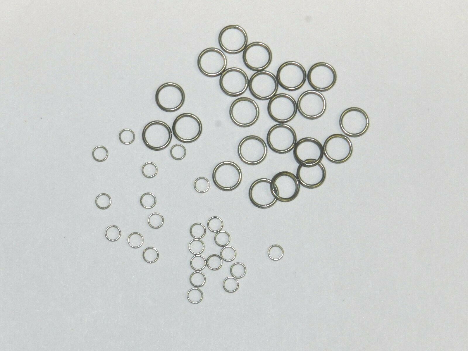 100 - STAINLESS STEEL SPLIT RINGS Fishing Tackle YOU PICK SIZE