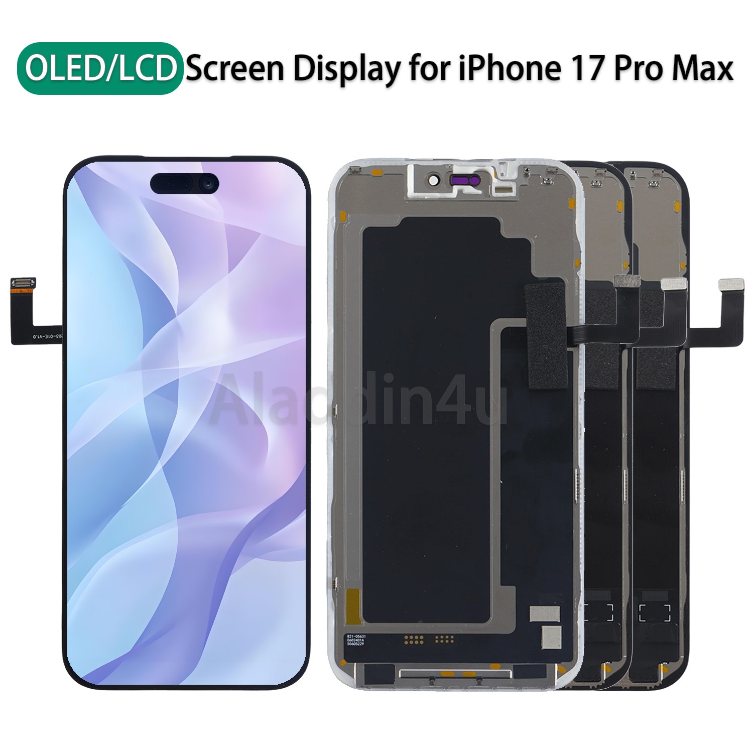 OLED Display LCD Touch Screen Replacement Assembly For Apple iPhone 17 Pro Max