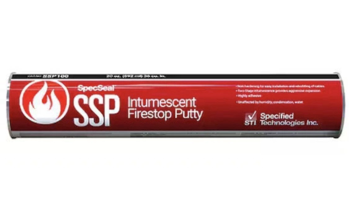 Sti Ssp100 Fire Barrier Putty, 36 Cu In., Red SpecSeal Putty