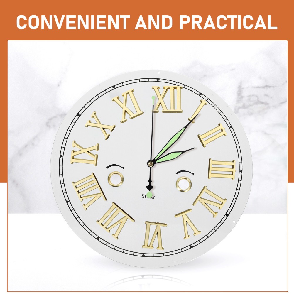 3 Sets Electroplated Clock Numerals Roman Number Numbers for Making