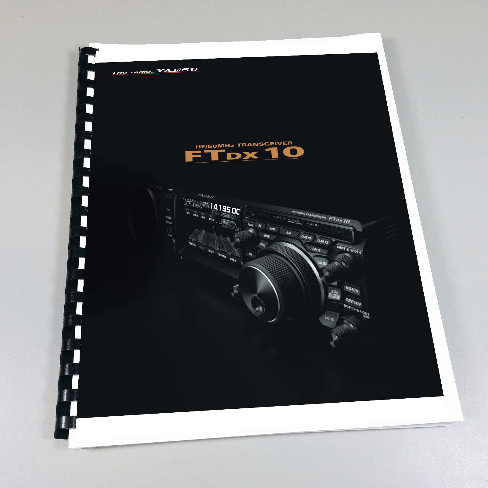 Yaesu FTdx10 Operation Manual - Full Color & Protective Covers!