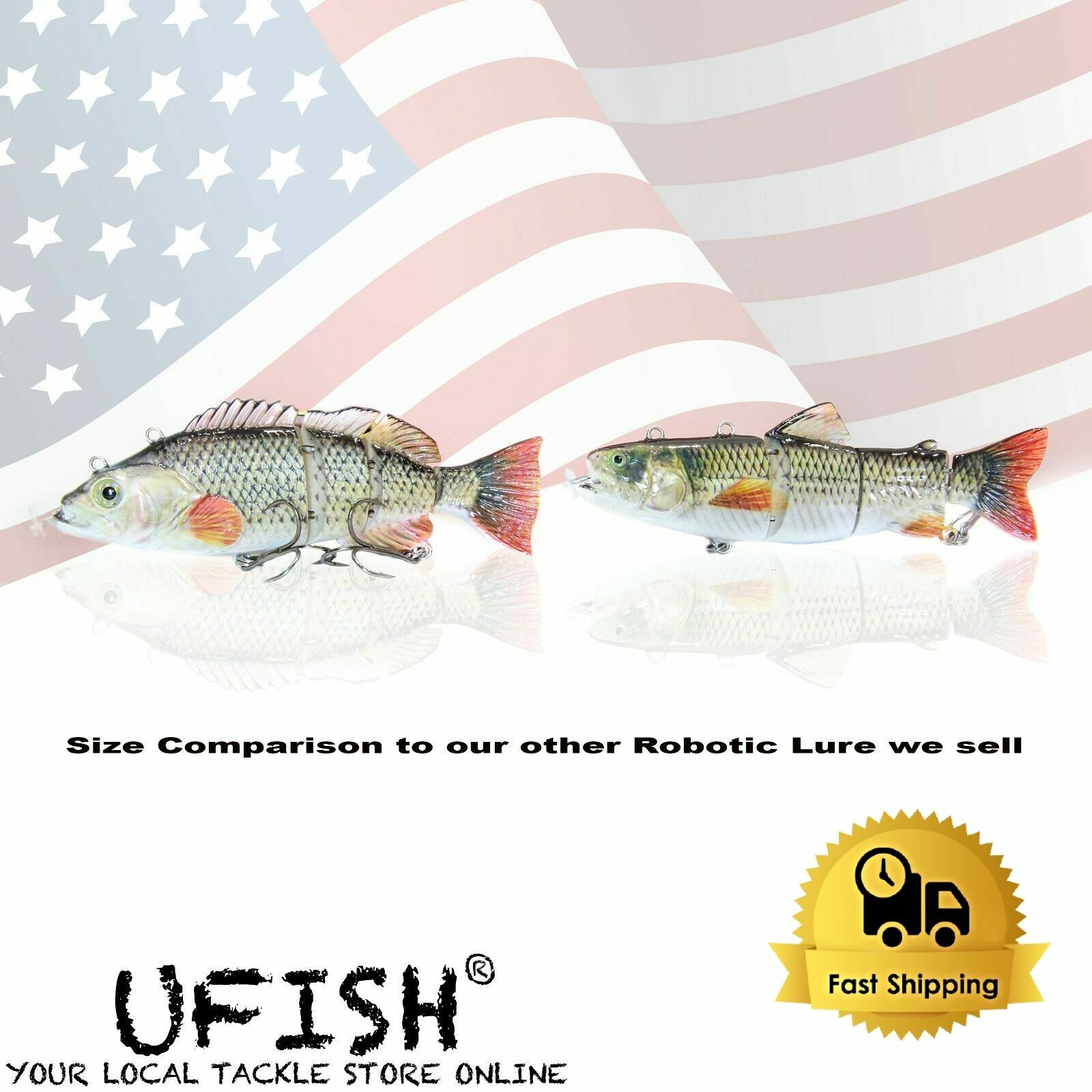UFISH Rechargeable Fishing Lures Self Swimming Fishing Best Bass Pike Lures