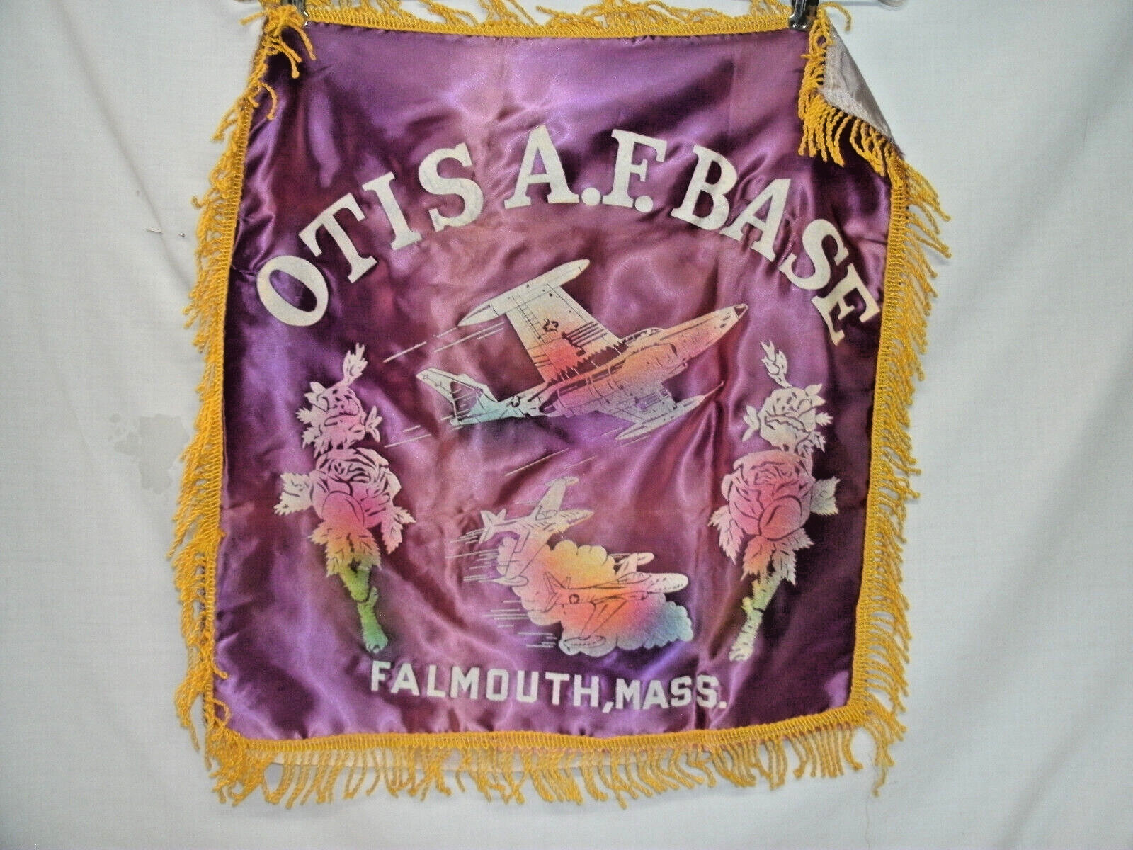 Vtg  Otis Air Force Base Falmouth- Massachusetts--Pillow Cover-16 x 17"--Unused
