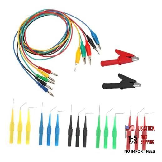 DIANN 22pcs Back Probe Test Kits with Wire Piercing Probes 15pcs Back Probe
