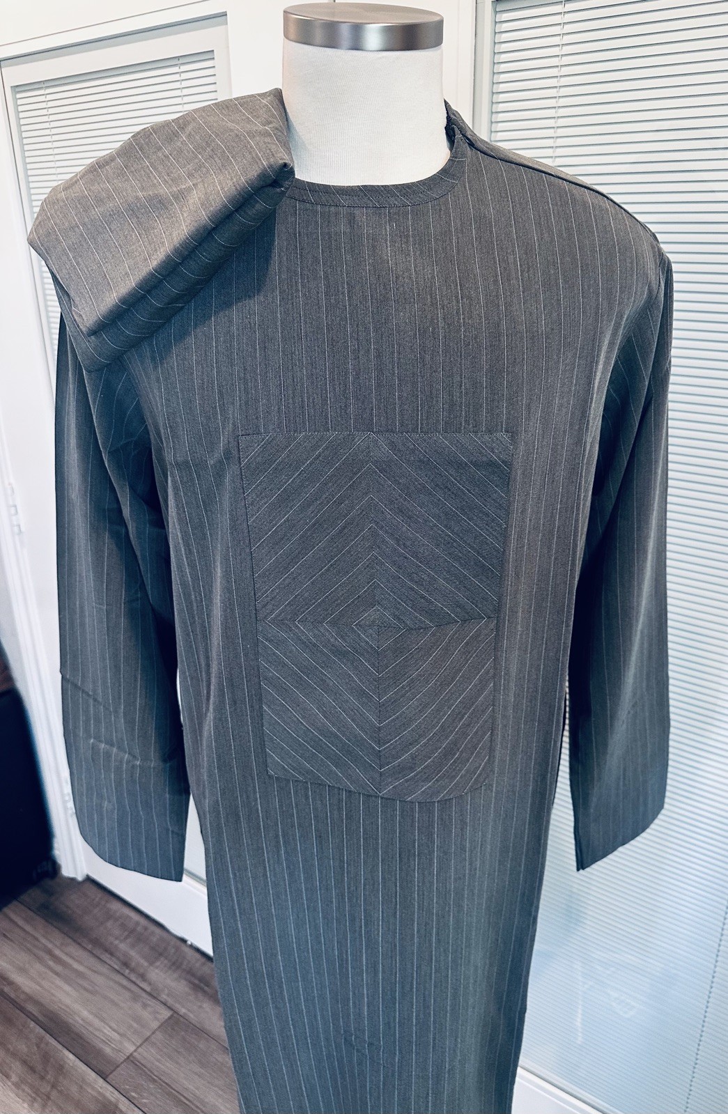 2pcs Set of Quality L/sleeves African/Nigerian Inspired Kaftan. Men’s Size 2XL