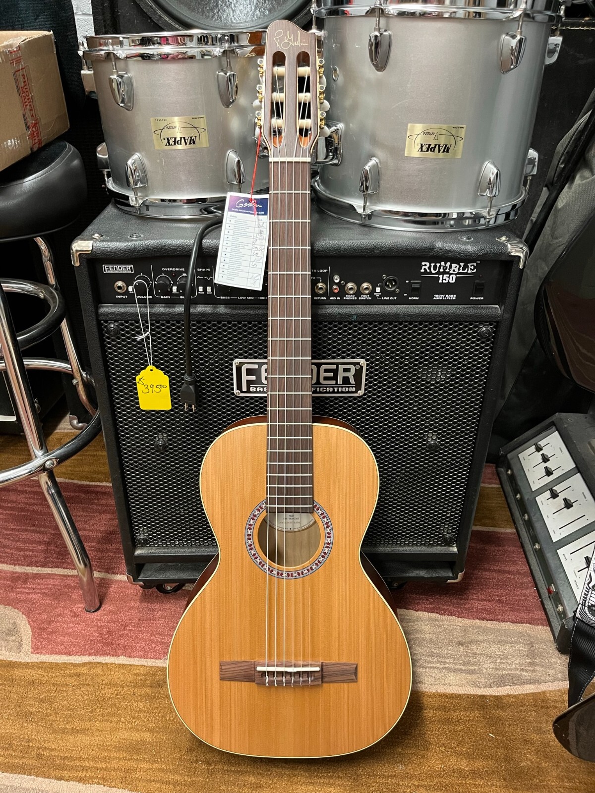 Godin Motif Classical guitar with case