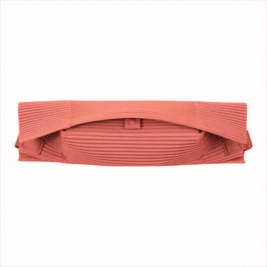 HOMME PLISSÉ ISSEY MIYAKE Pleated Crossbody Bag Unique STUNNING  COLOR
