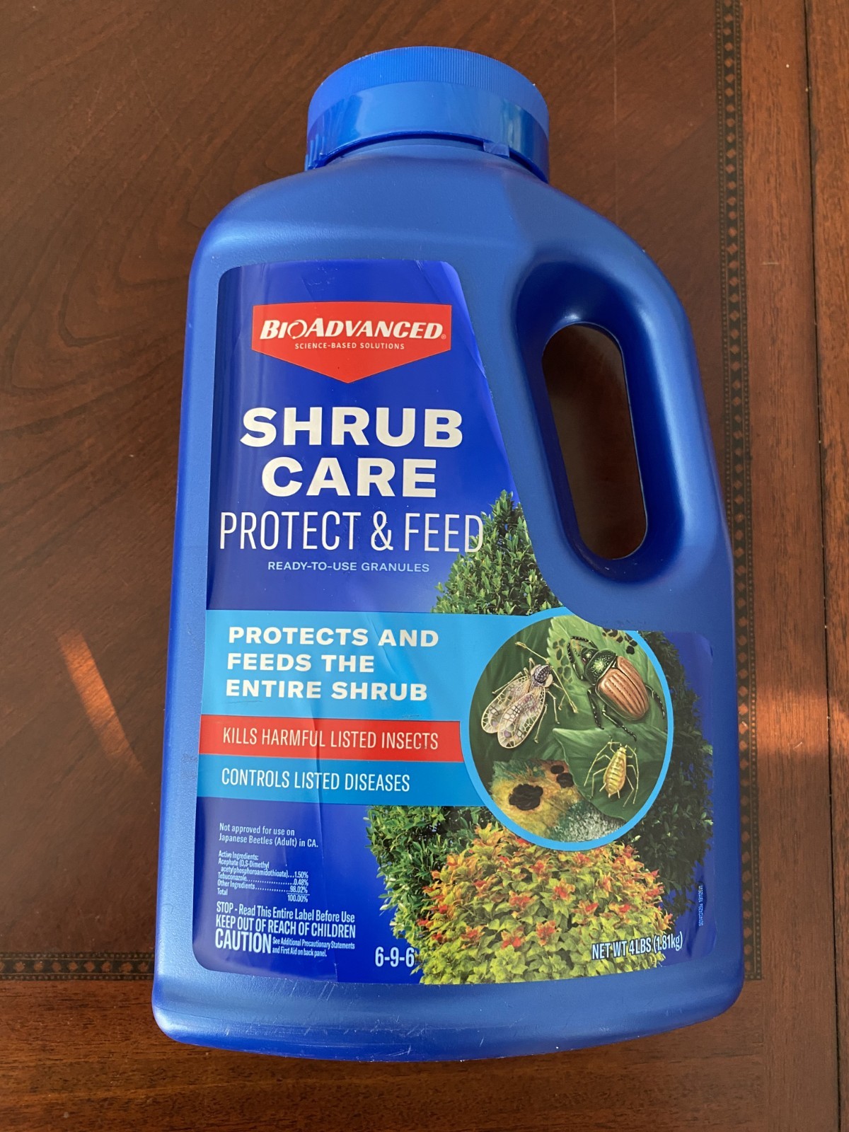 NEW BioAdvanced Shrub Care Protect and Feed 4-lb 6-9-6 Granules Shrub Food