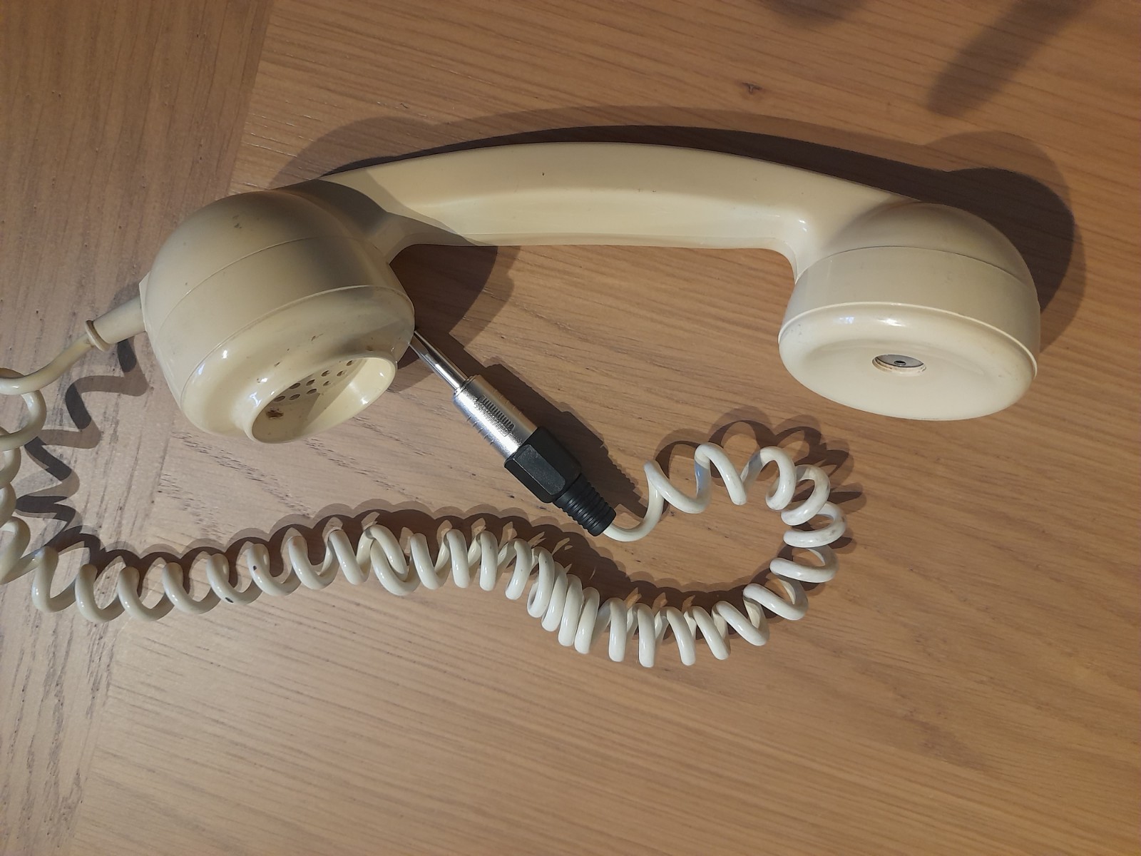 Original BT Gpo 746 Mobile DJ Telephone Headphone white cream Vinyl Soul Ska 70s