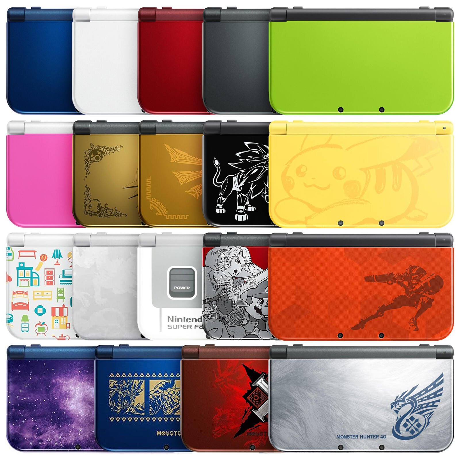 New Nintendo 3DS LL XL Console Various Colors NTSC-J Excellent+