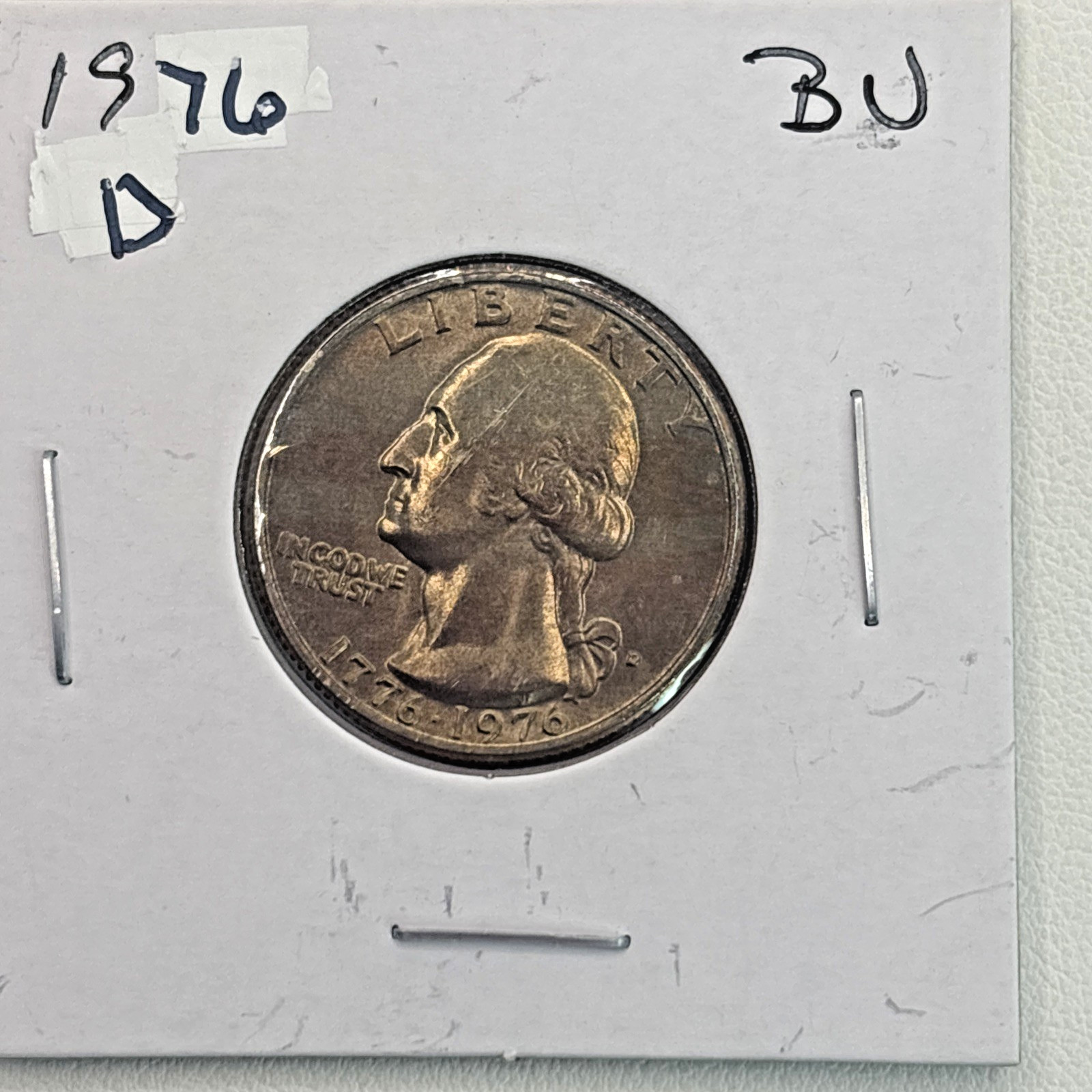 1976-D Washington Quarter BU (Brilliant Uncirculated) Denver Mint