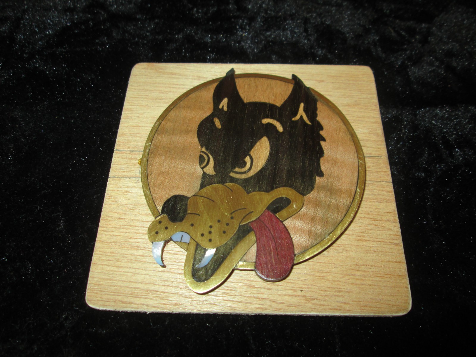 Jerry Garcia Wolf Inlay