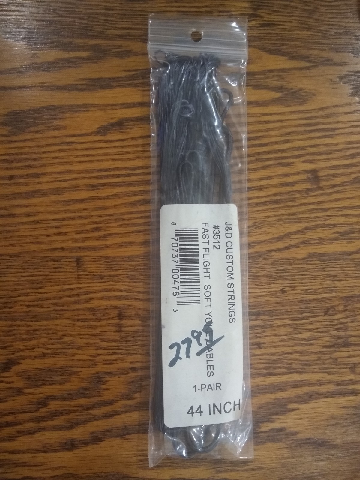 NEW Archery String 44" J & D CUSTOM  3512 FAST FLIGHT SOFT YOKE CABLES 1 PAIR