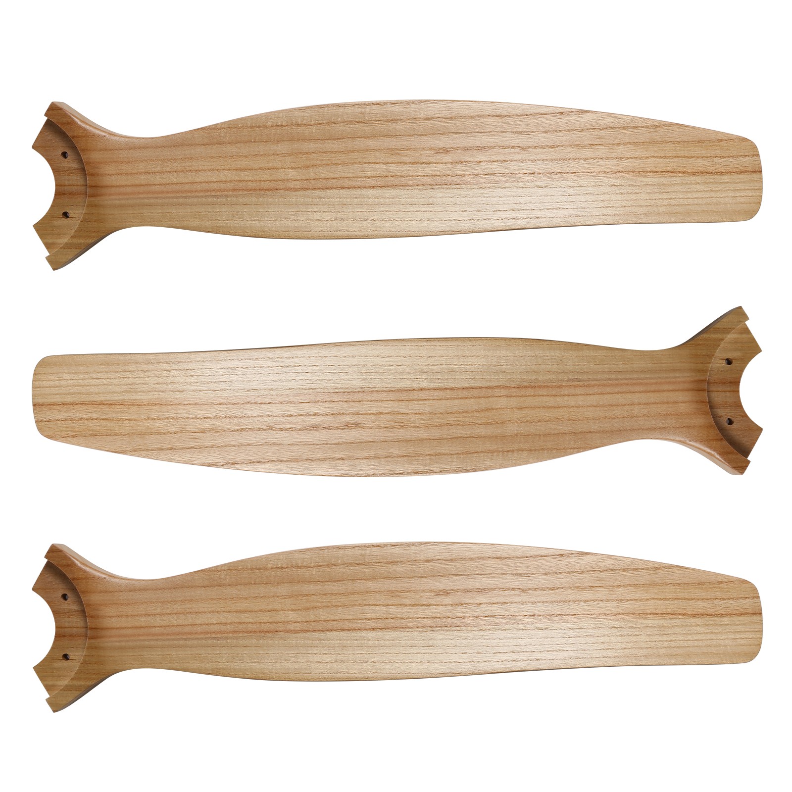 Bedroom Ceiling Fan With Integrated LED & Remote & Solid Wood Blades Reversible