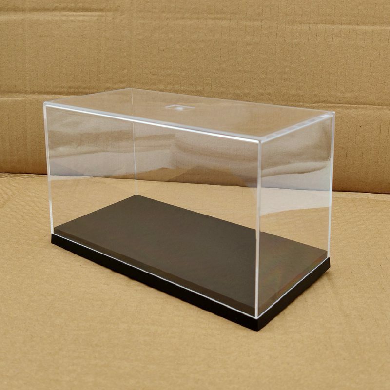 Acrylic Case Motorcycle Model Car Display Boxes Dustproof Storage Box Clear 20cm
