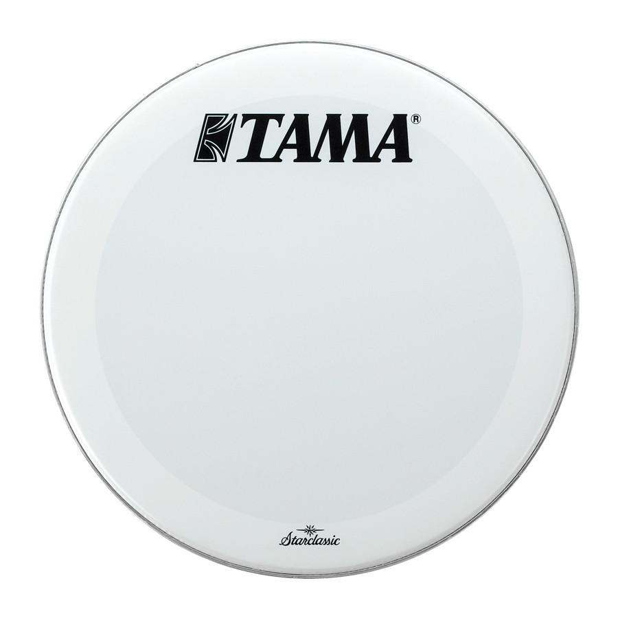 Tama Bass Drum Logo Head 20" Smooth White w/Starclassic Logo