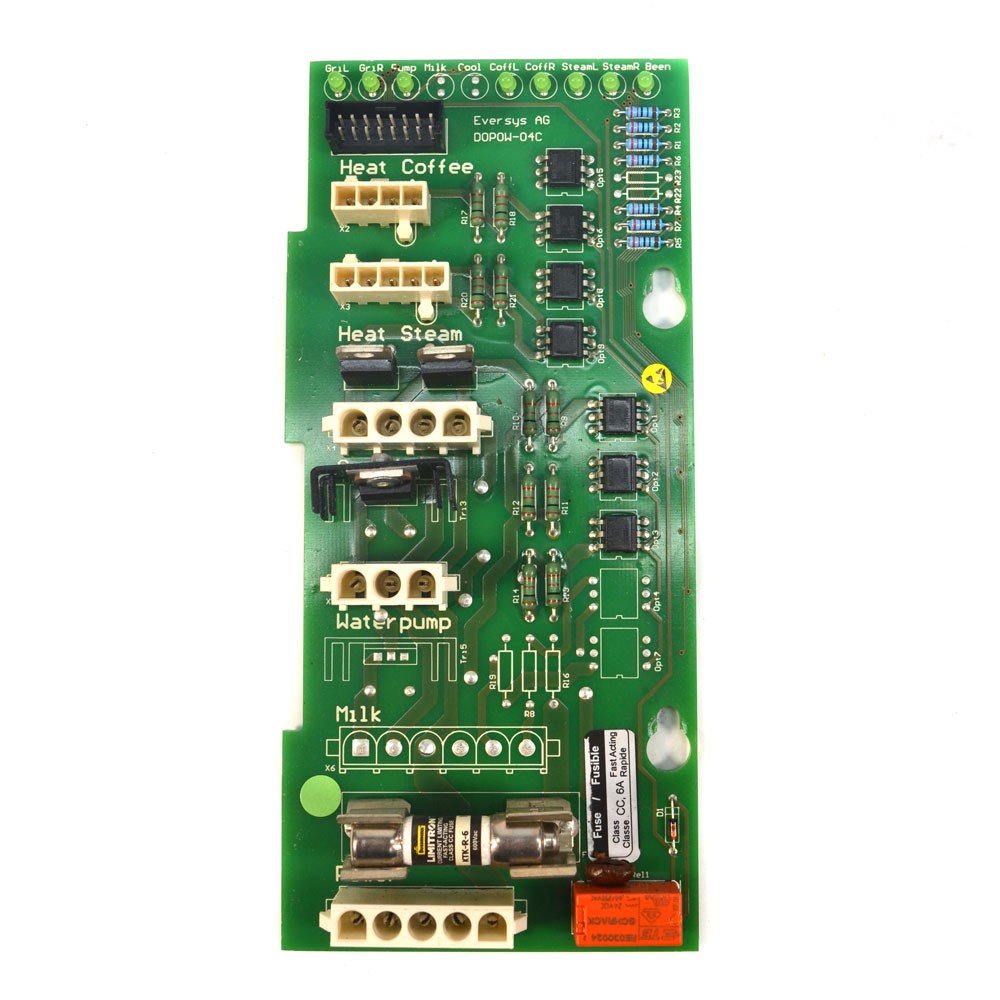 Eversys AG DOPOW-O4C E’line E’4 PCB Power Distribution from Eversys E'4m Machine