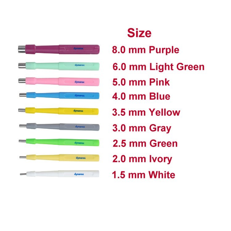 Sterile Disposable Sterile Dermal Pierce Biopsy Punches, BUY 1/PACK GET 1 FREE