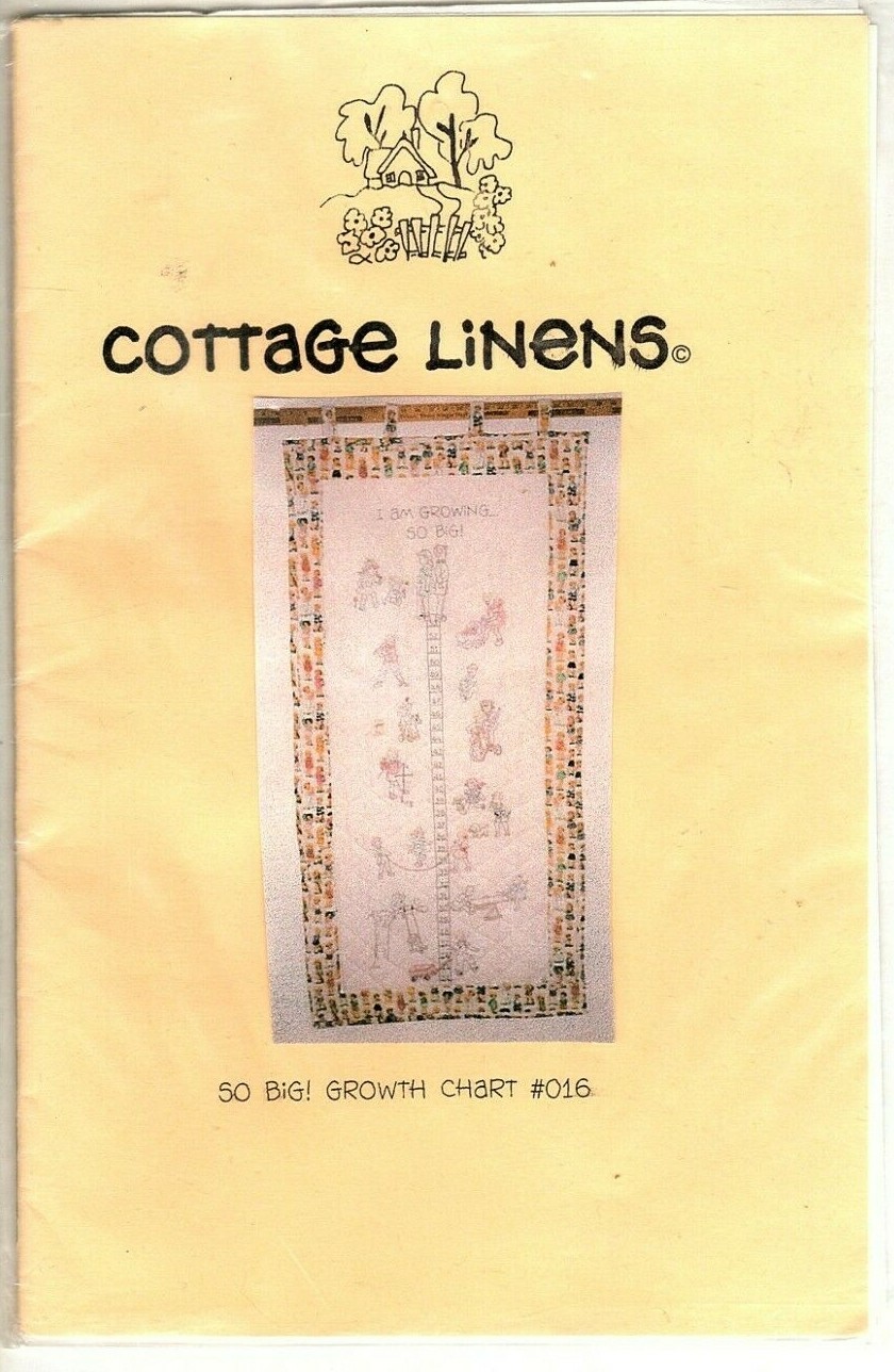 Cottage Linens So Big! Quilted Growth Chart Embroidery Pattern