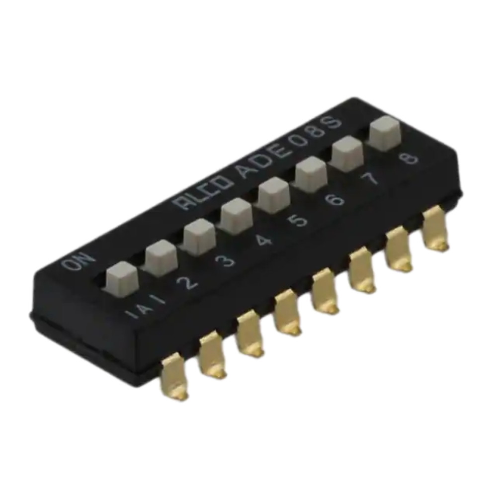 Pack of 20 1-1825058-9 Switch Slide Dip SPST 100MA 24V, RoHS