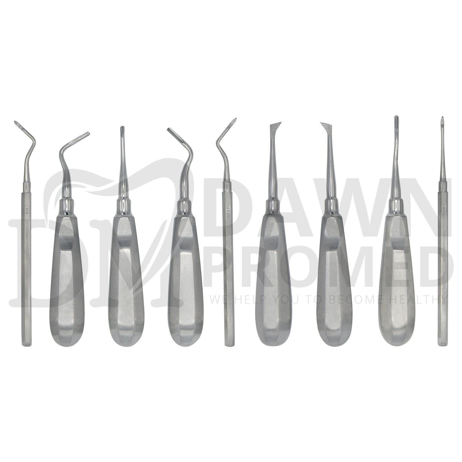 32 Pcs Oral Dental Extraction Surgery Extracting Elevators Forceps German Grade
