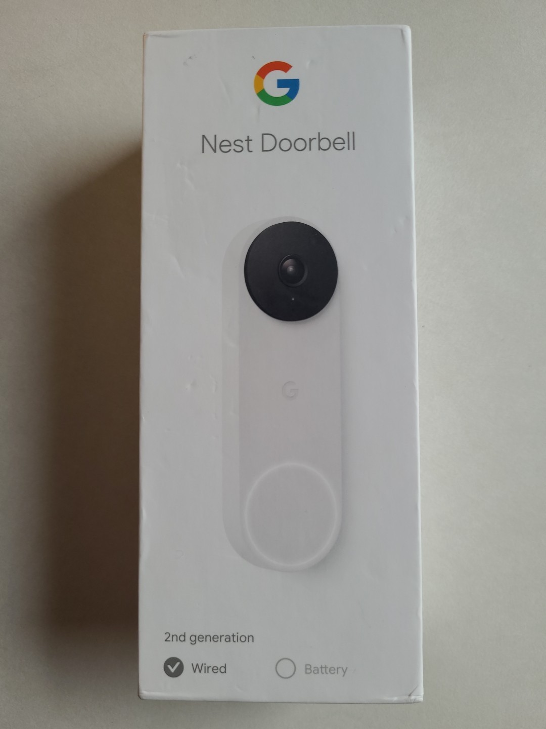 Google Nest Doorbell 2nd Generation Wired - Snow - FOR PARTS PLEASE READ