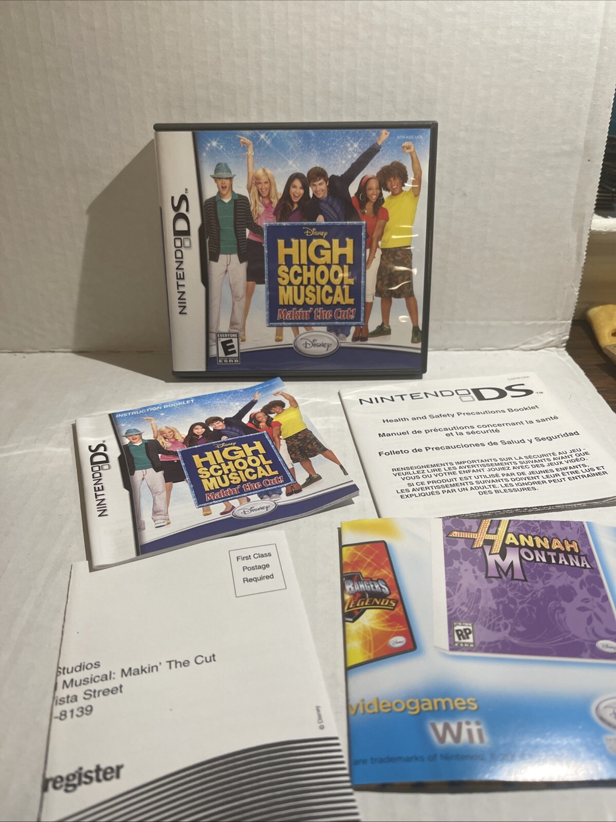Nintendo DS High School Musical Makin' The Cut-CASE ONLY w/ Manual SEE PICTURES