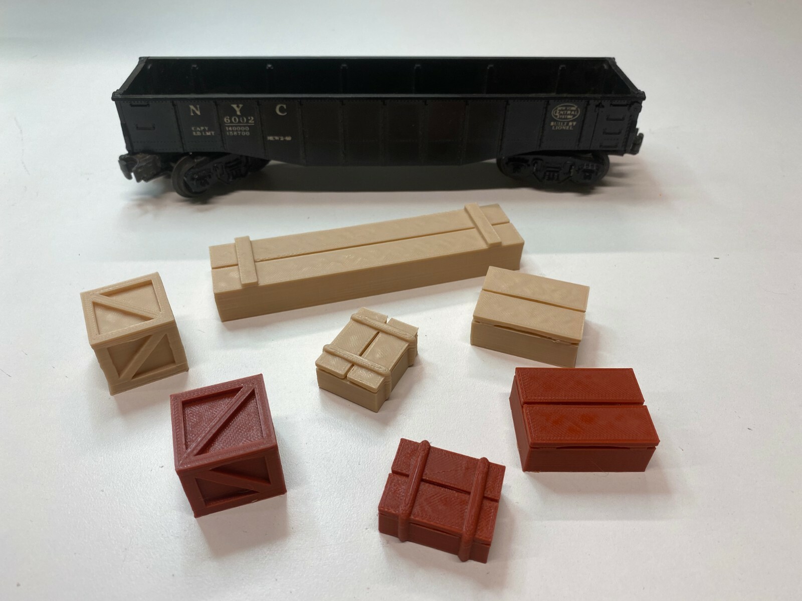 X - Large O (G) scale Freight Crates set shipping Crate Platform Accessories