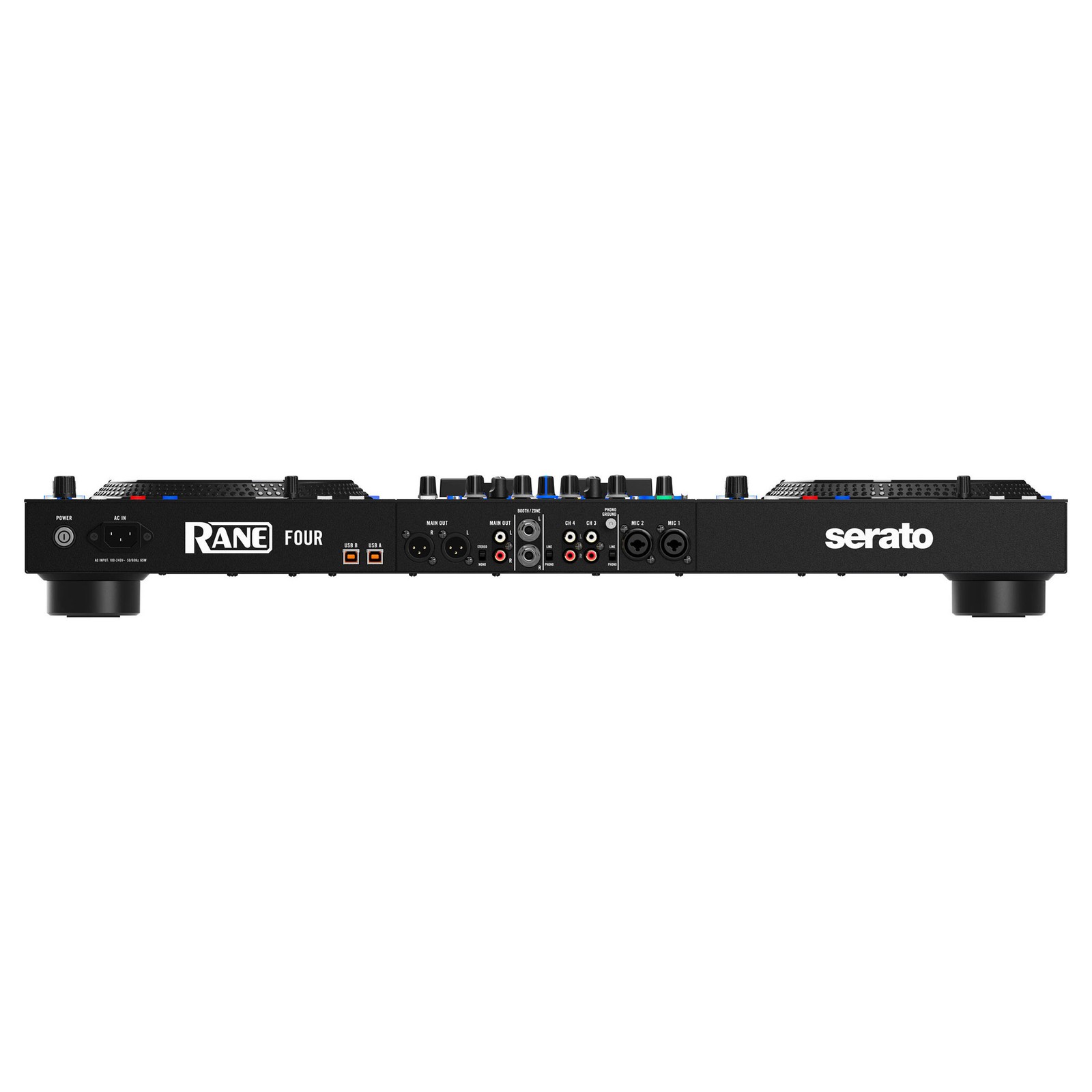 Rane Four Advanced 4-Channel DJ Controller+Magma FLXGUARD DJ Controller Trolley