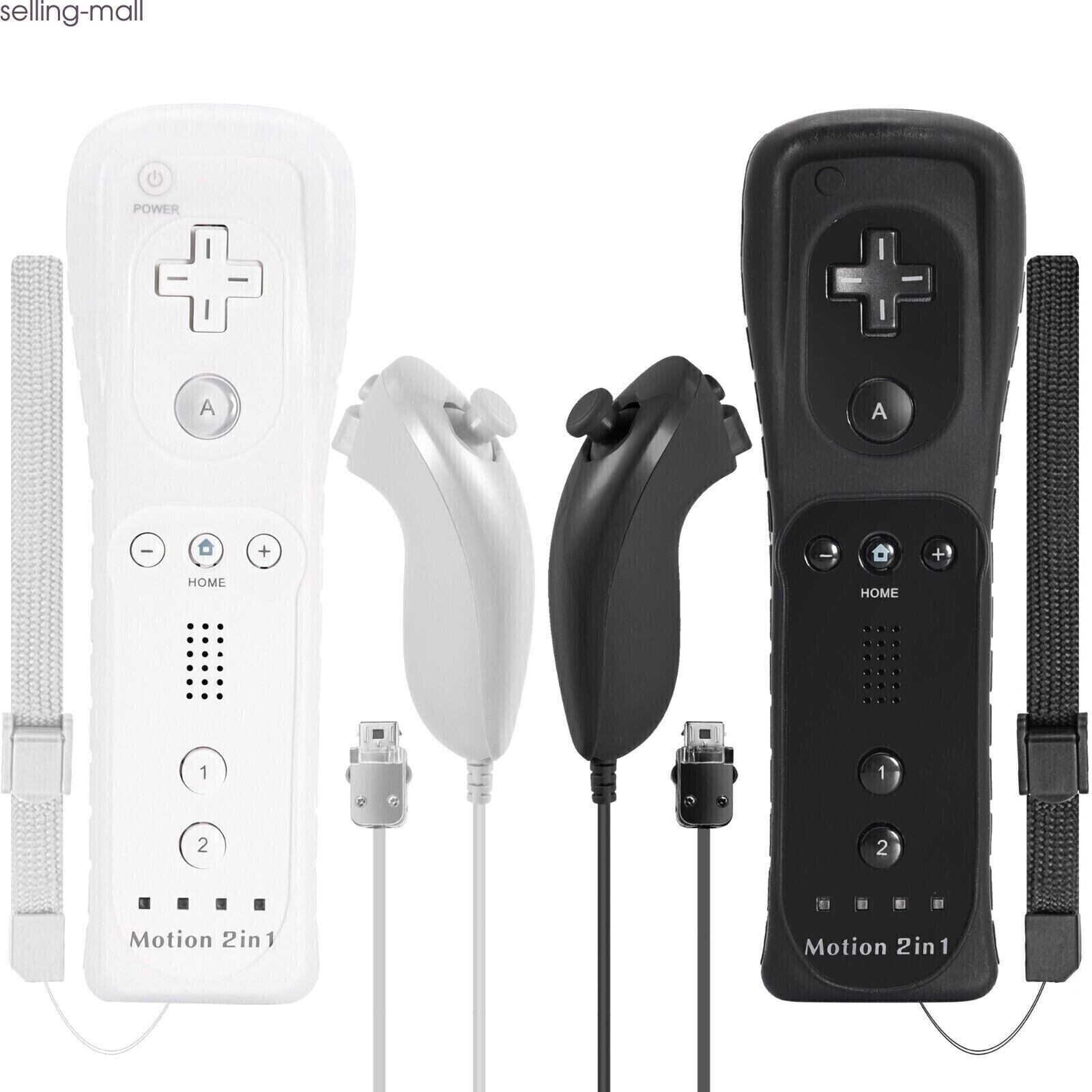 Built-in Motion Plus Wii Remote & Nunchuck Controller for Nintendo Wii Wii U