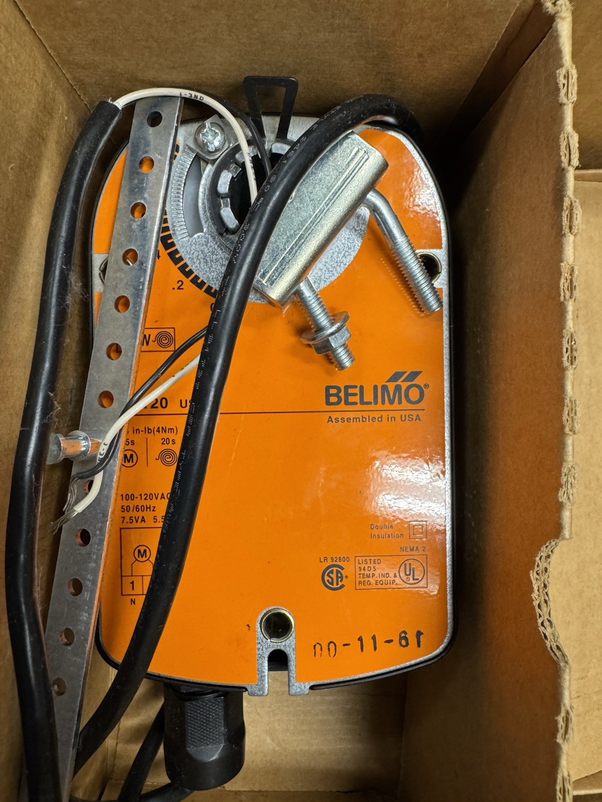 Belimo LF120-S. Spring Return Damper Actuator New