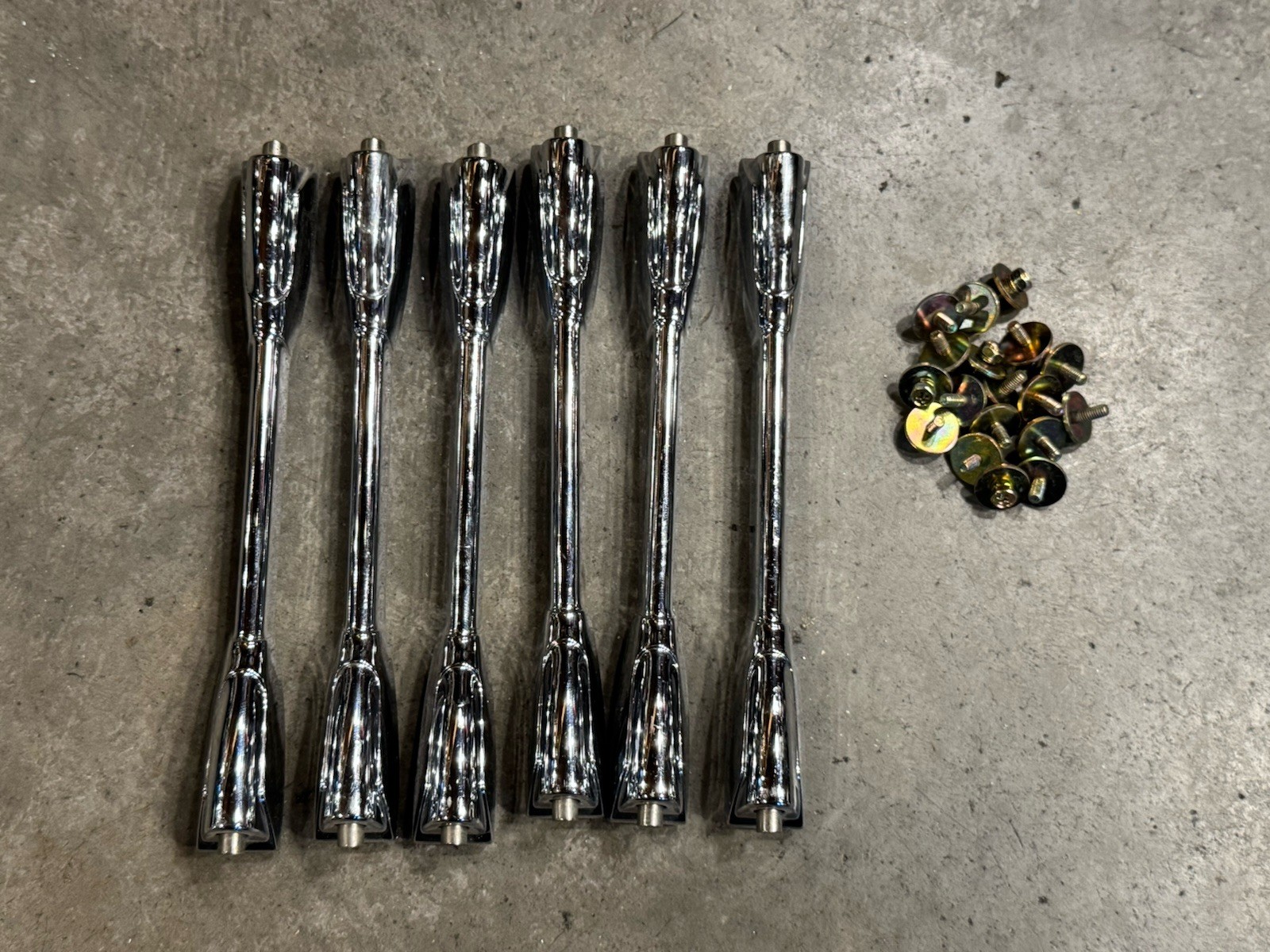 (6) Yamaha Stage Custom ADVANTAGE Tom Drum Lug Casings CLEAN #AM8