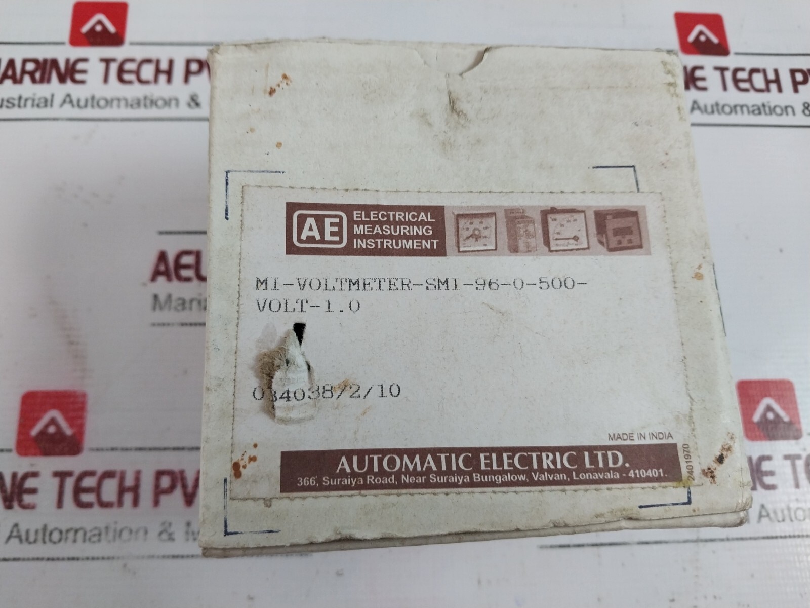 Automatic Electric 0-500V Analog Voltmeter