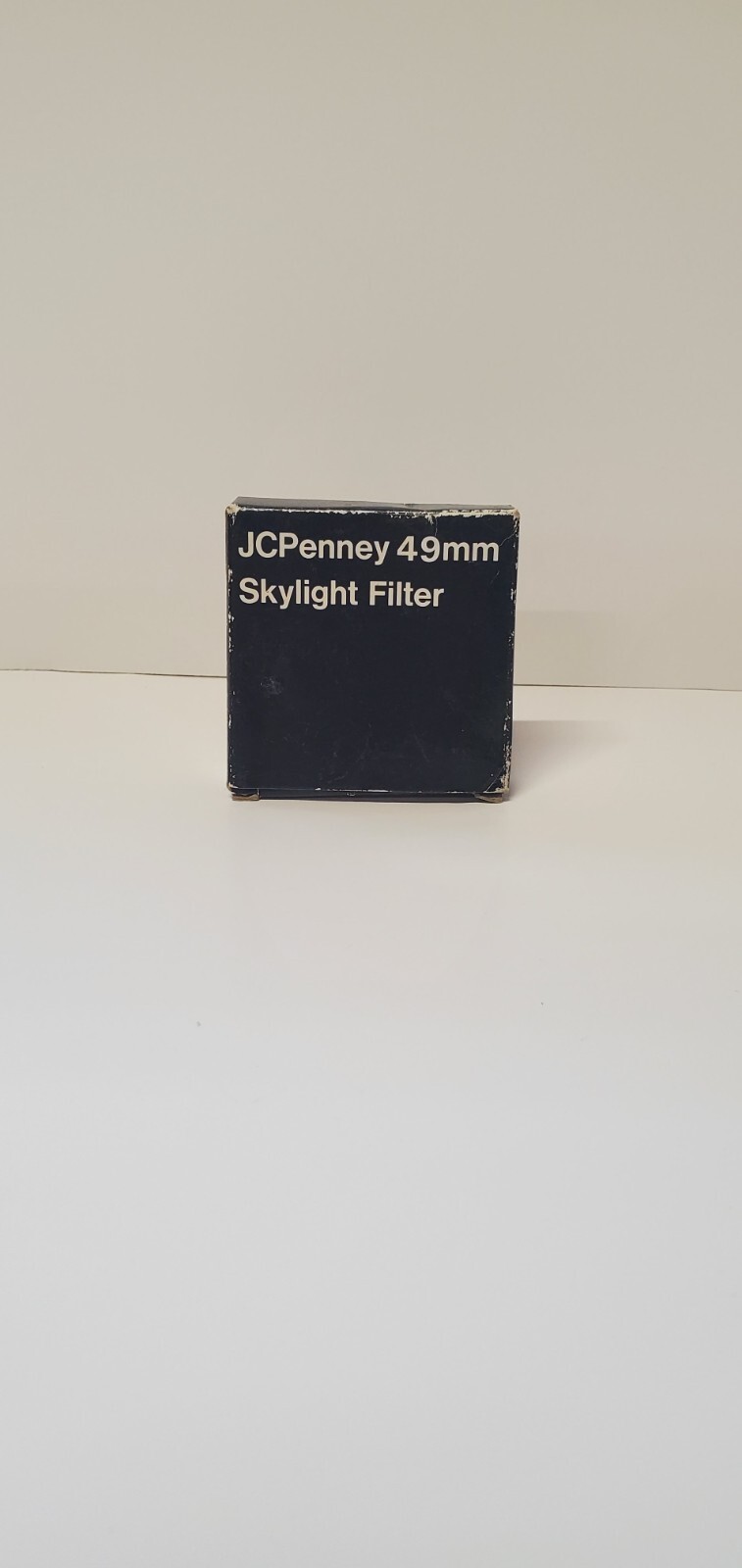 JCPenney 49mm 1A Skylight Filter Case & Box [MINT] New Old Stock Camera Filter