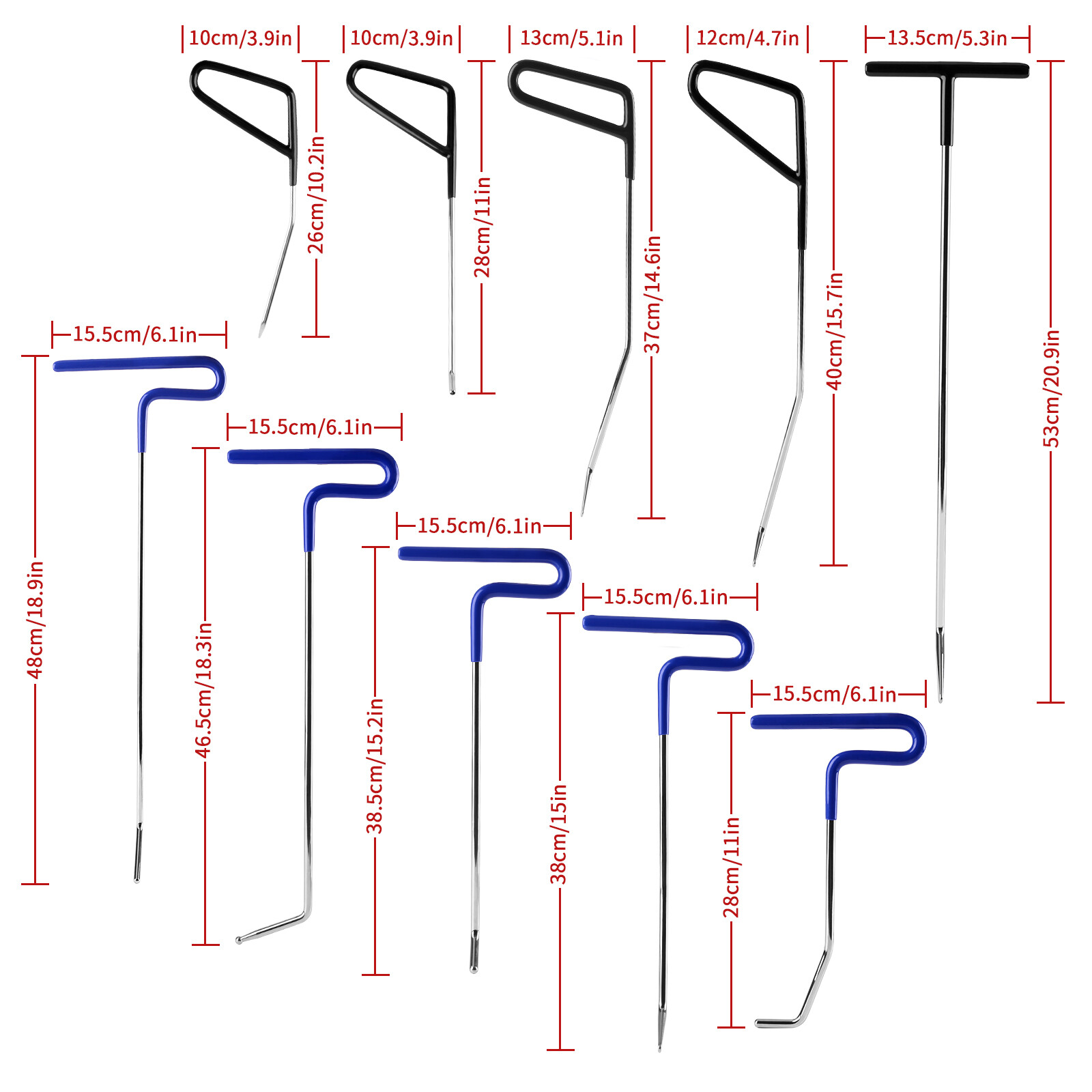 Car Paintless Dent Repair Kits Dint Hail Damage Puller Remover Auto Lifter Tools