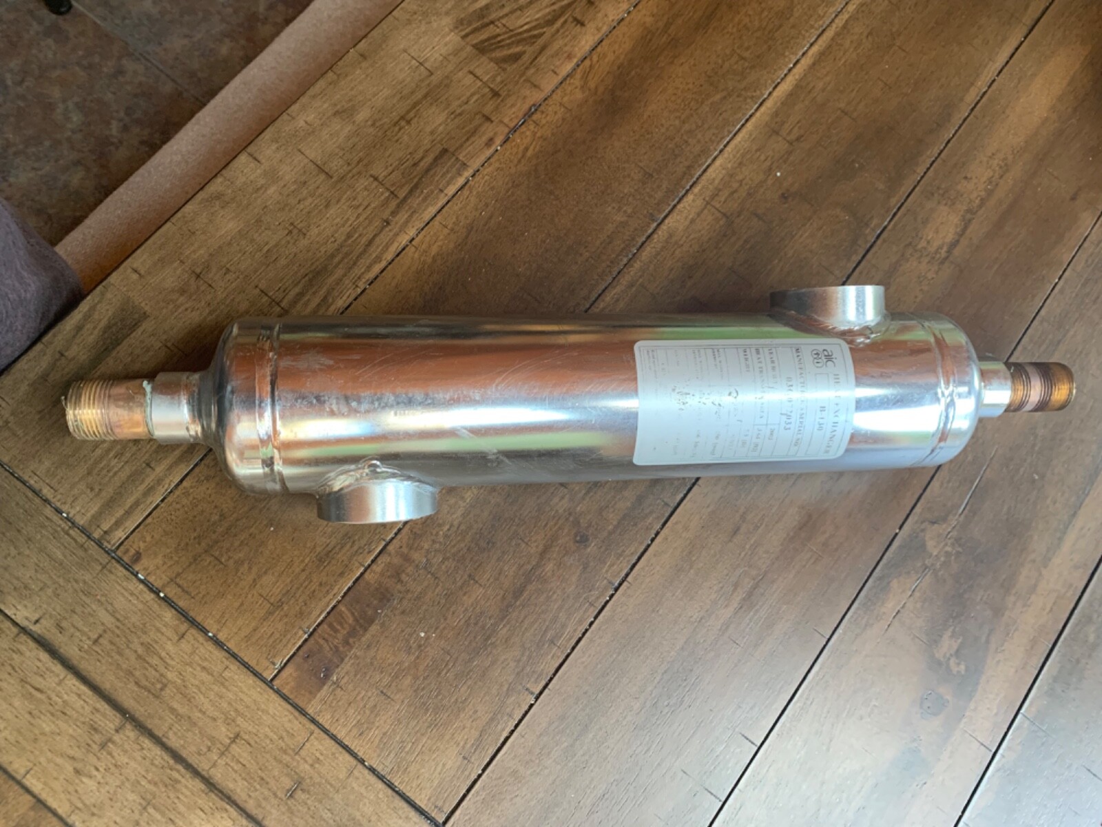 AIC Alliance B-130 Shell and Tube Heat Exchanger - 130,000 BTU