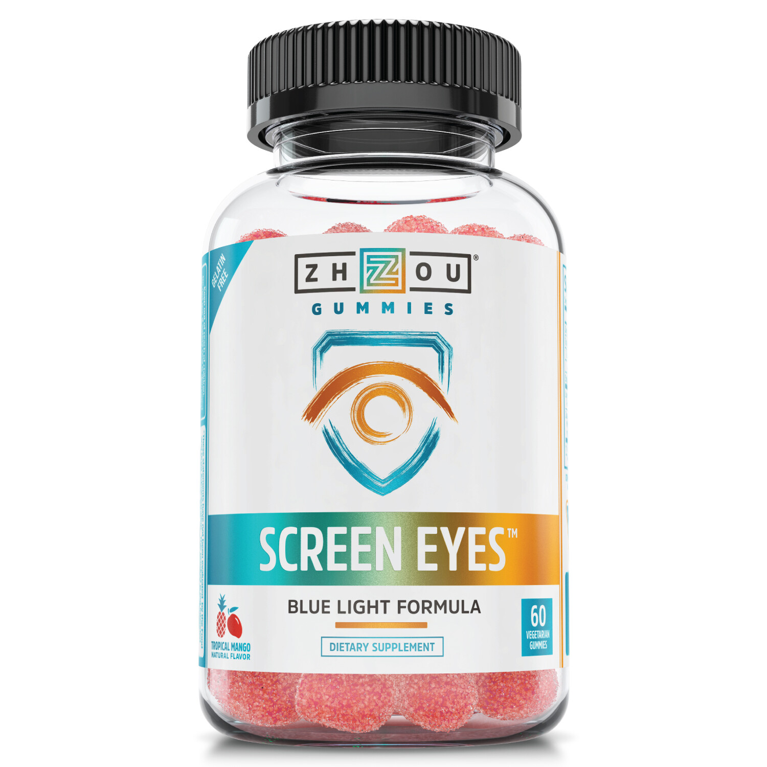 Zhou Screen Eyes Gummies | Formulated with Lutemax 2020 | 60 gummies