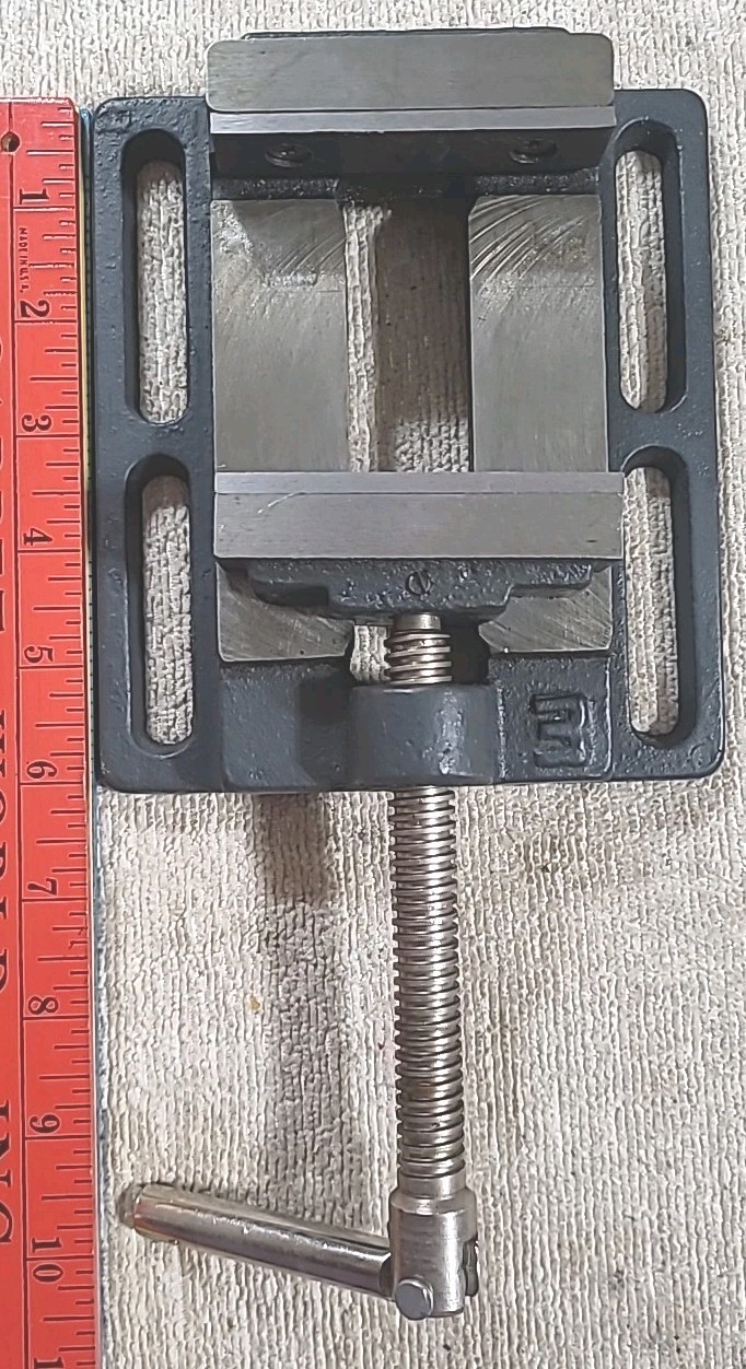 Solid Low Profile 3 Inch Drill Press Vice Low Profile Machinist Tool.