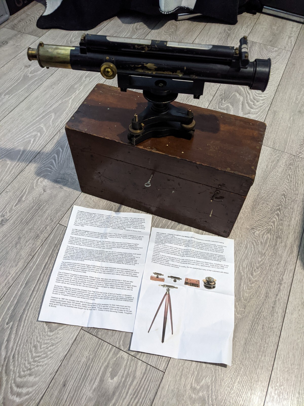 London theodolite by Broughton Simms